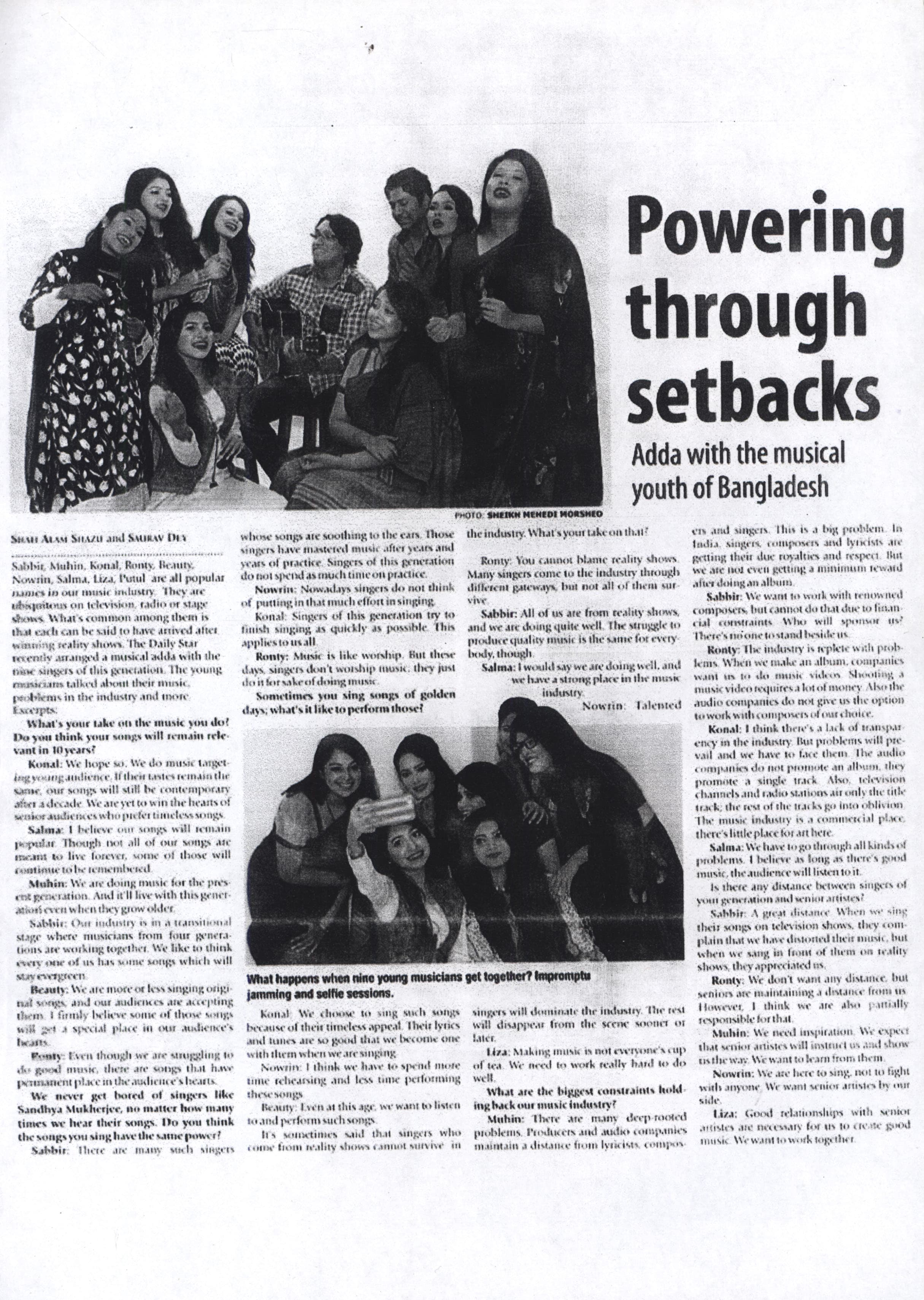 Ronti Das music newspaper 46
